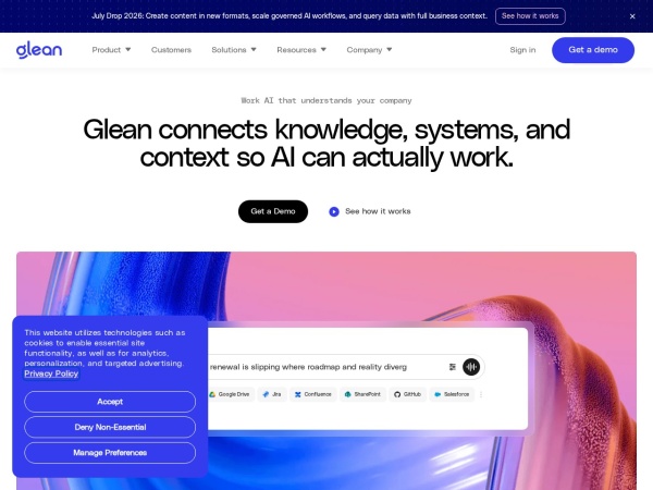 Glean 网站预览