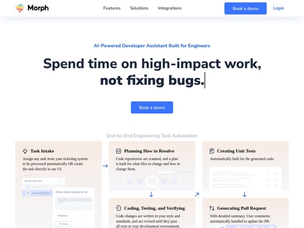 Morph 网站预览